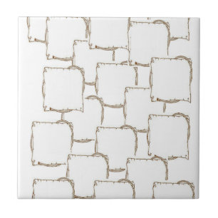 Carreaux de céramique Beige Carrés Abstraits