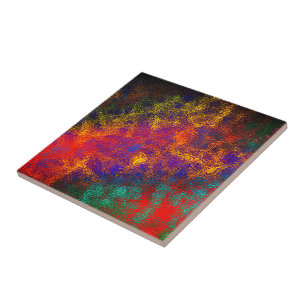 Carreaux de céramique brillants colorés Abstrait
