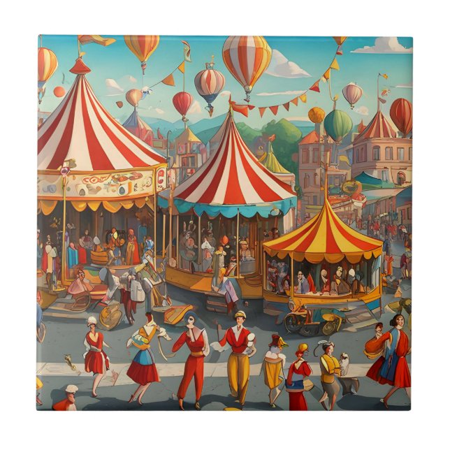 Carreaux de céramique Circus Parade (Devant)