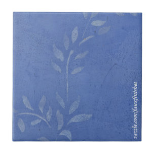 Carreaux de céramique de vigne bleue