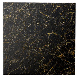 Carreaux de céramique en marbre noir