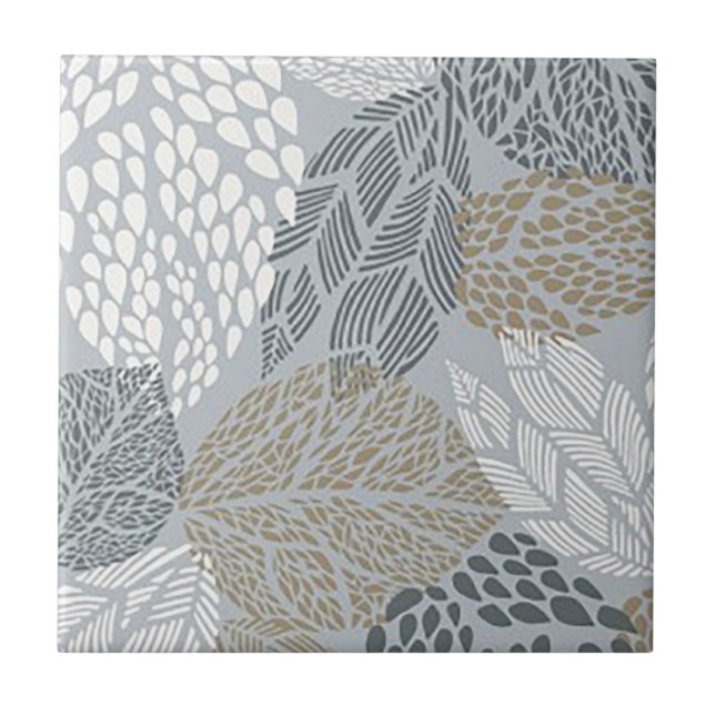 Carreaux de céramique Feuille modernes (Devant)
