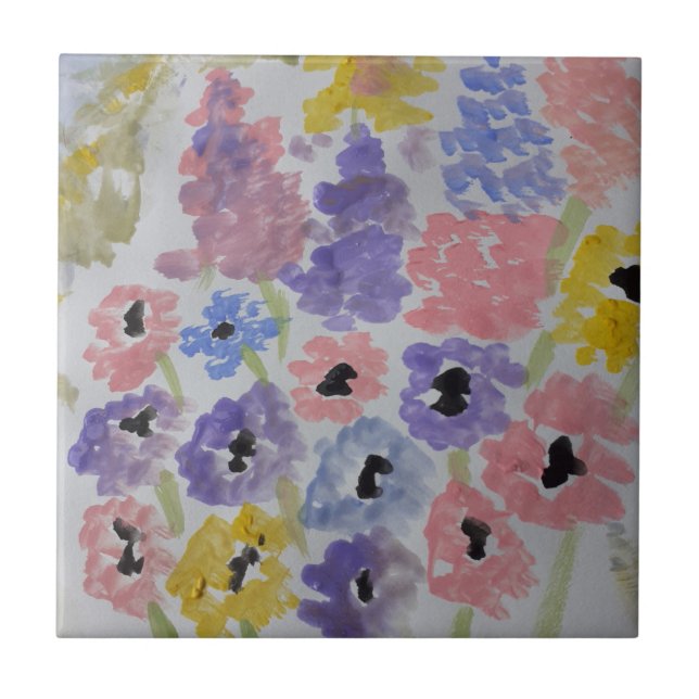 Carreaux de céramique Fleurs sauvages d'été (Devant)