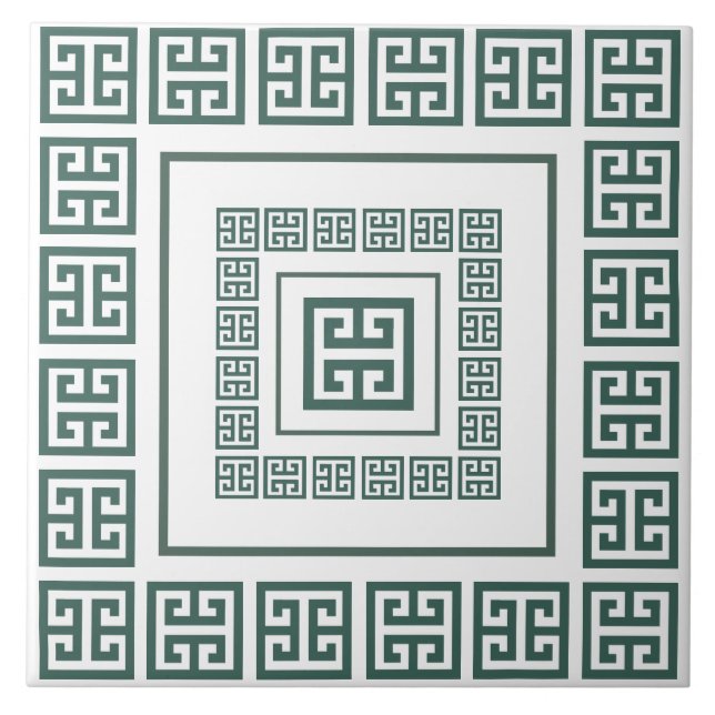 Carreaux de céramique grecque méandre (Devant)