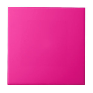 Carreaux de céramique rose fluo