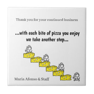 Carreaux de céramique Souris Fromage Pizza Pizzeri