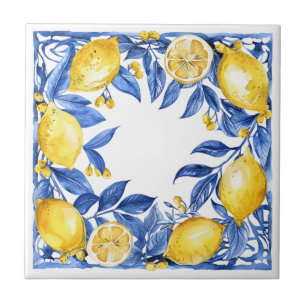 Carreaux de citron sicilien motif Méditerranéen Do