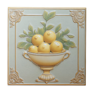 Carreaux de citron vintage Majolica