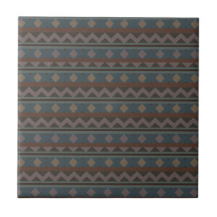 Carreaux de conception géométrique natifs aztèques
