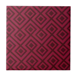 carreaux de design sophistiqués framboise