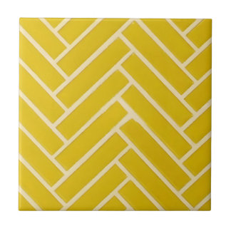 carreaux de design sophistiqués jaune moutarde