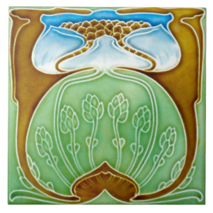 Carreaux de faïence Art Nouveau