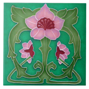 Carreaux de faïence Art Nouveau