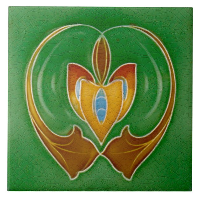 Carreaux de faïence Art Nouveau (Devant)