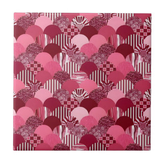 carreaux de framboise