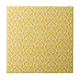 carreaux de luxe jaune moutarde