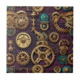 Carreaux de machines Steampunk