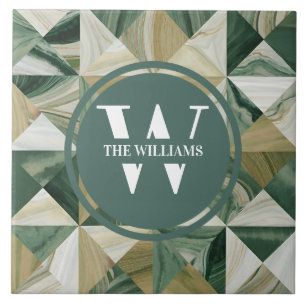 Carreaux de marbre vert clair