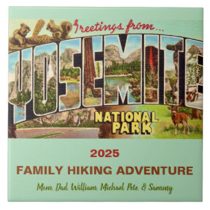 Carreaux de mémoire du parc de Yosemite