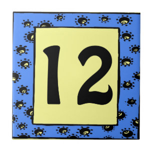 Carreaux de métro Bleu Cadre Etoiles modifier le t