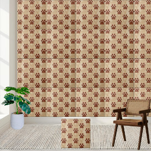 Carreaux de Motif Brown rustique et chaleureux