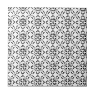 Carreaux de Motif noir et blanc