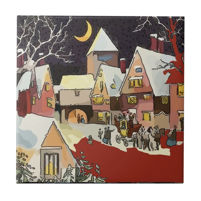 Carreaux de neige de Noël (Devant)