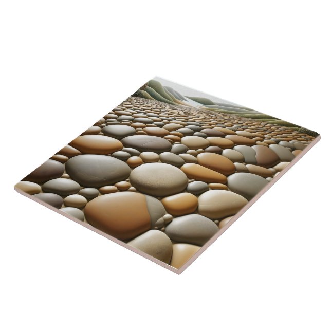 Carreaux de roche pour un paysage paisible (Côté)