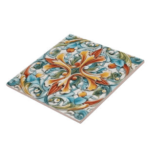 Carreaux décoratifs floraux