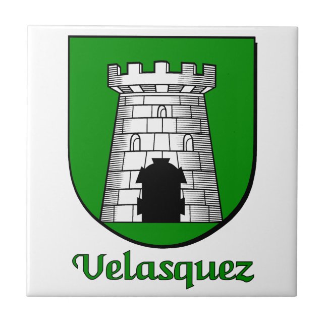 Carreaux décoratifs Velasquez Family Shield (Devant)