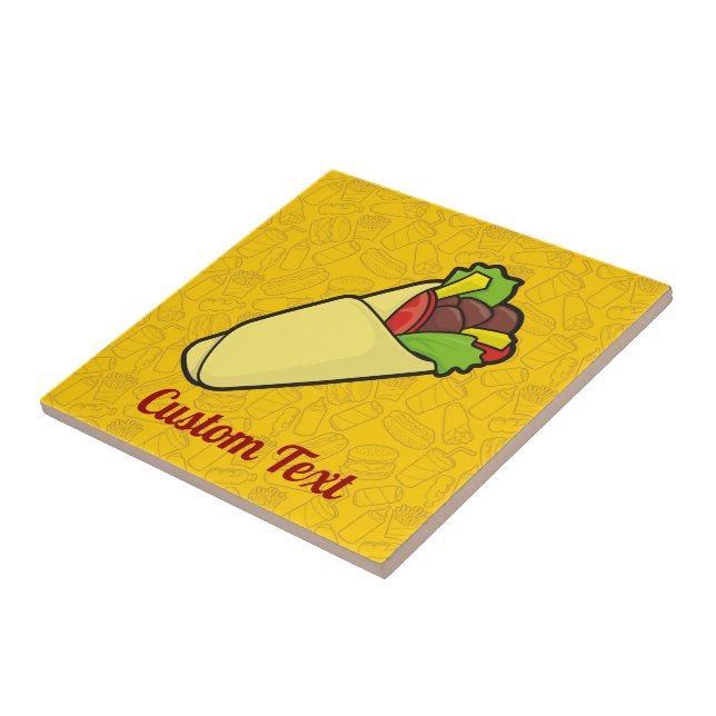Carreaux d'enveloppement de sandwich Tortilla (Côté)