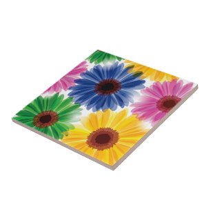 Carreaux d'impression de fleurs