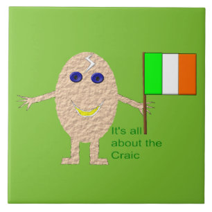 Carreaux d'oeufs irlandais patriotiques