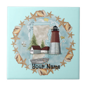 Carreaux du phare de Rhode Island Shells