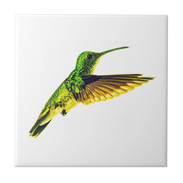 Carreaux en céramique avec design colibri (Devant)