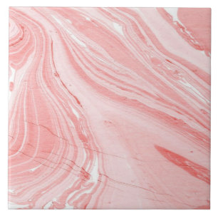 Carreaux en céramique de marbre rose