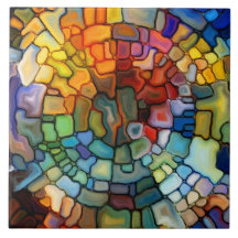 Carreaux en céramique de verre