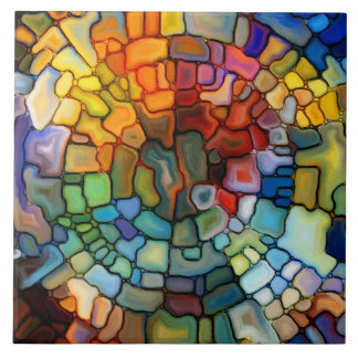 Carreaux en céramique de verre