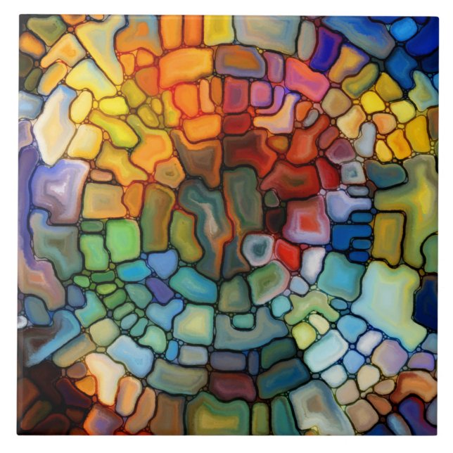 Carreaux en céramique de verre (Devant)