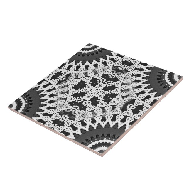 Carreaux en céramique dentée (Côté)