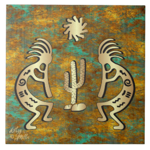 Carreaux en céramique Gold Sud-Ouest Kokopelli
