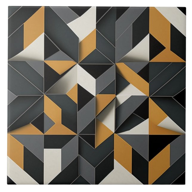 Carreaux en céramique Motif géométrique moderne (Devant)