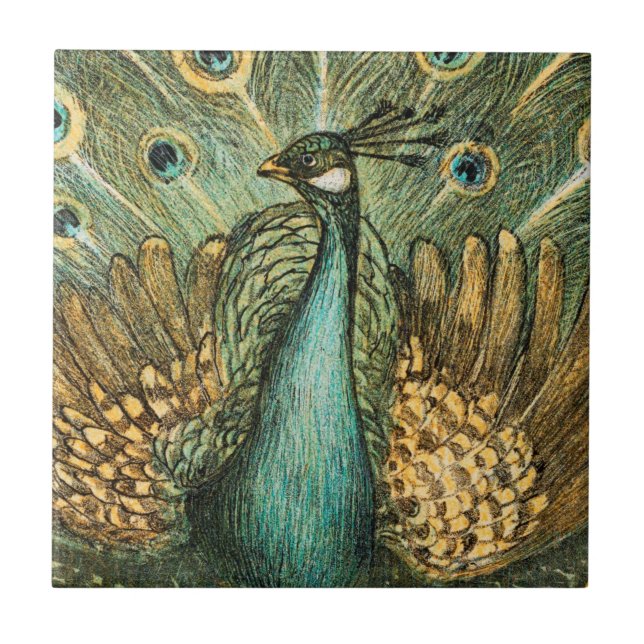 Carreaux en céramique Peacock (Devant)