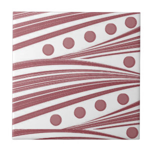 Carreaux en céramique rouge