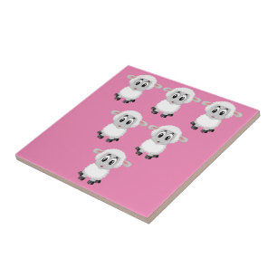 Carreaux en céramique Sheep rose
