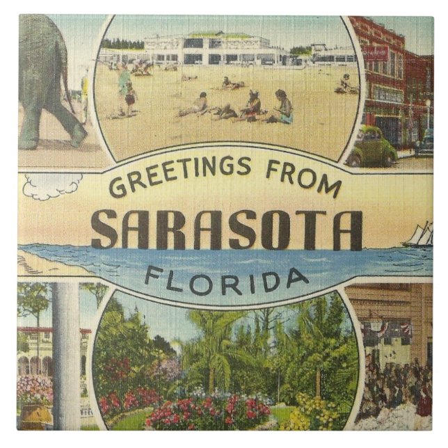 Carreaux en céramique vintage Sarasota (Devant)