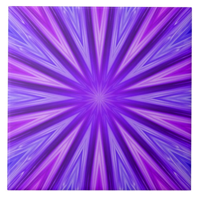 Carreaux en céramique violet/bleu Kaleidoscope (Devant)
