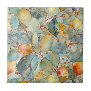 Carreaux Feuilles d'Eucalyptus