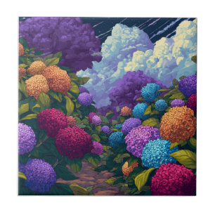 Carreaux Floraux cool Pour Bain De Style Spa