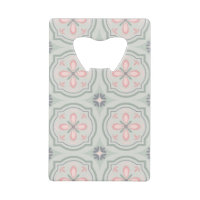 Carreaux Floraux Pastel Verts